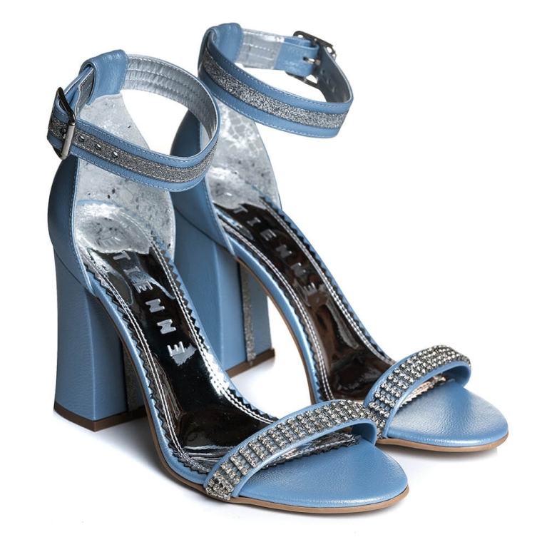 Sandale de ocazie baby blue Mathilde