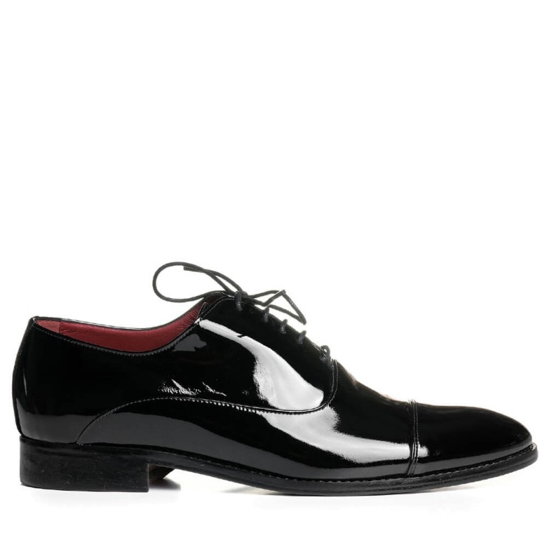 Pantofi de ceremonie lac negru Sébastien