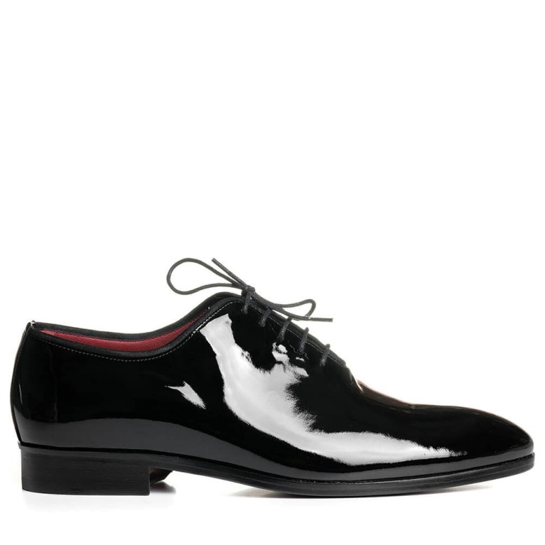 Pantofi de ceremonie lac negru Pierre