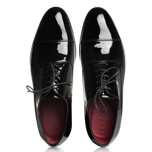 Pantofi de ceremonie lac negru Sébastien