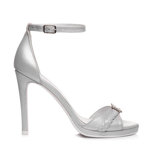 Sandale de mireasa cu platforma ivory sidef Angeline