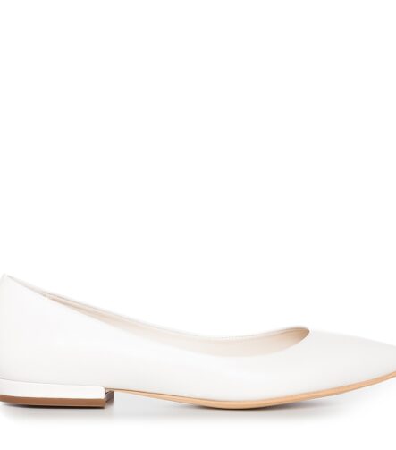 Balerini mireasa albi Classic