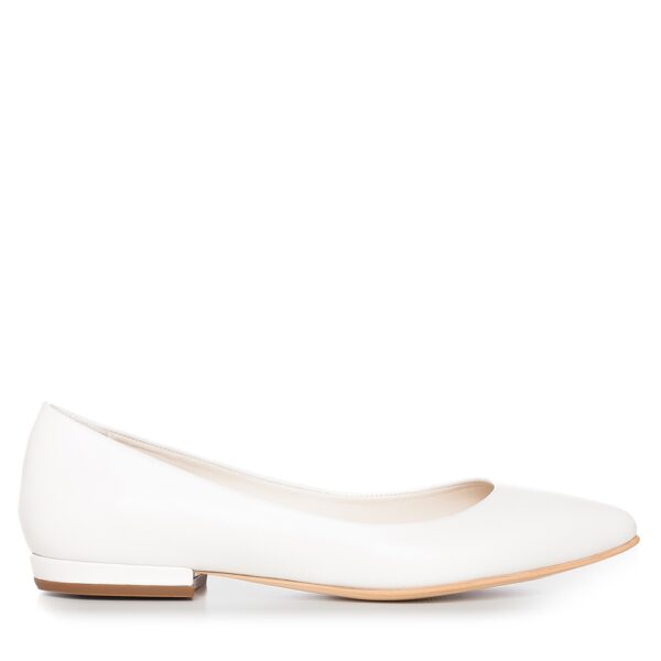 Balerini mireasa albi Classic