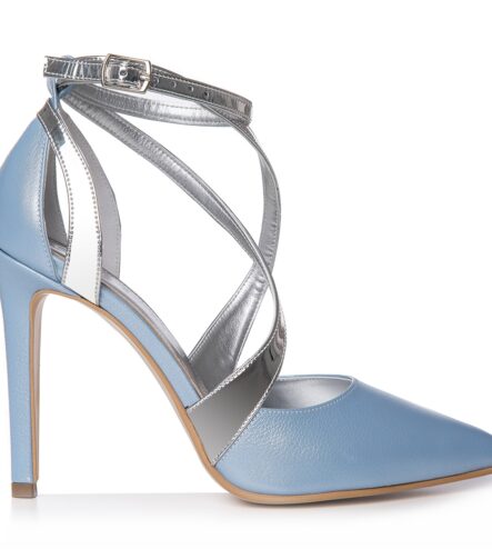 Pantofi mireasa bleu ciel Ines