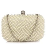 Plic de mireasa ivory cu perle Evelyn