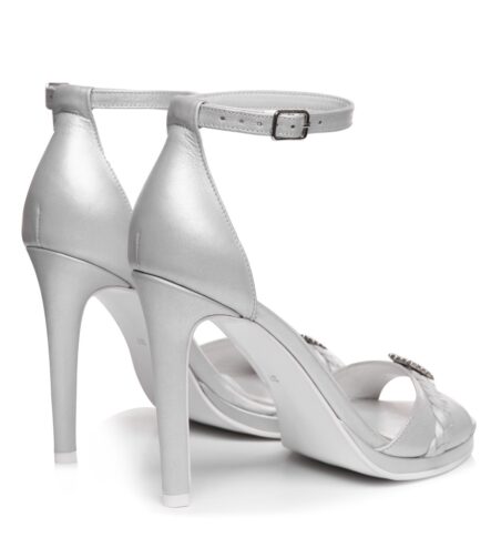 Sandale de mireasa cu platforma ivory sidef Angeline