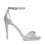 Sandale de mireasa cu platforma ivory sidef Angeline