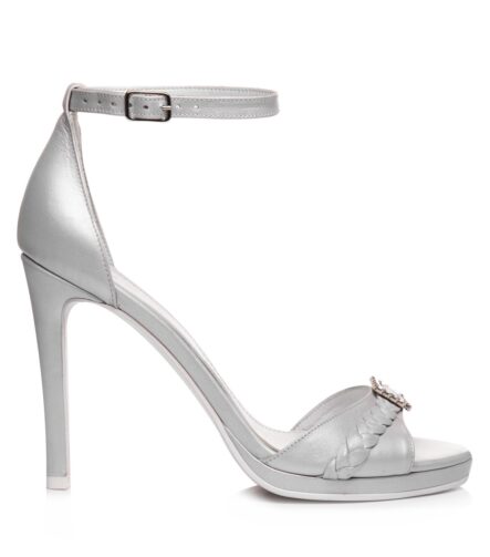 Sandale de mireasa cu platforma ivory sidef Angeline